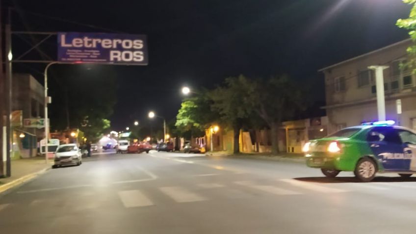Triple choque en avenida Perón