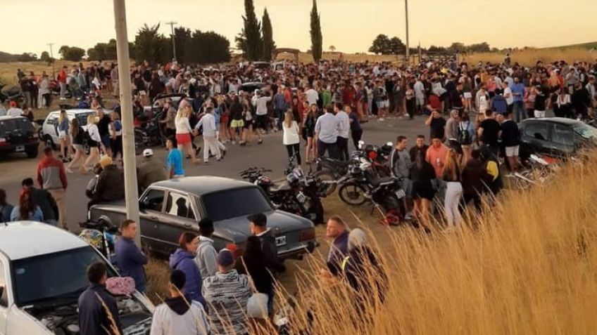 Mucha gente en Montecristo y otra fiesta clausurada