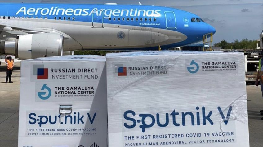 Llegó al país la segunda tanda de vacunas Sputnik V