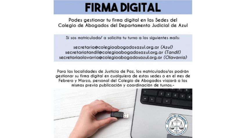 "La firma digital es una herramienta de suscripción por excelencia"