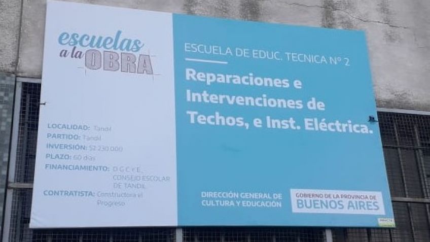Confirman nuevas obras de infraestructura escolar en Tandil