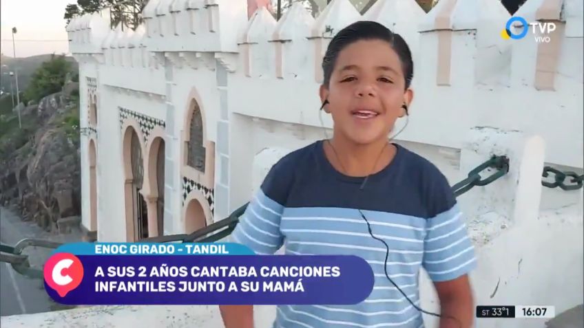 La TV Pública invitó a Enoc Girado para que muestre Tandil