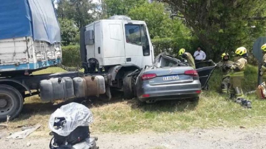 Fue dado de alta el bebé que sobrevivió al fatal accidente en Ruta 3