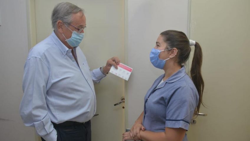 Tandil recibió más vacunas y el intendente se aplicó la primera dosis