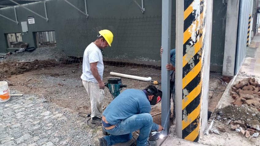 La Usina comenzó las obras para la colocación del primer surtidor eléctrico