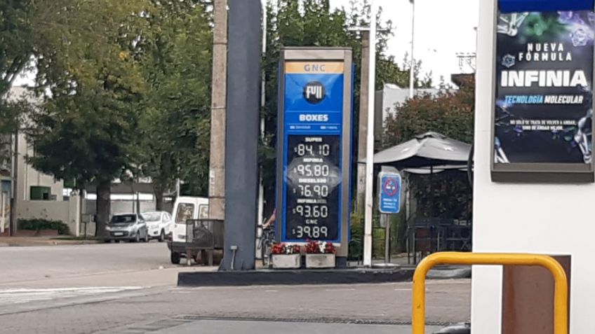 Aumentó la nafta en torno a 1.2% en algunas estaciones de servicio