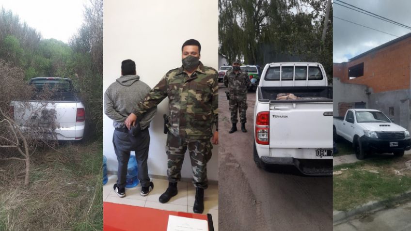 Recuperaron dos camionetas robadas en la zona del cruce de la Base Aérea