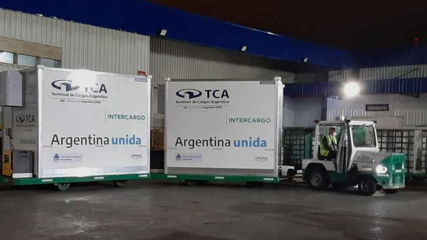 Llegaron al país las primeras 580 mil dosis de la vacuna Covishield