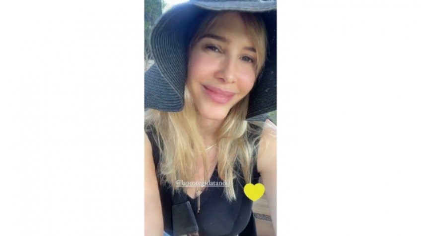 Guillermina Valdes pasa unos días en Tandil