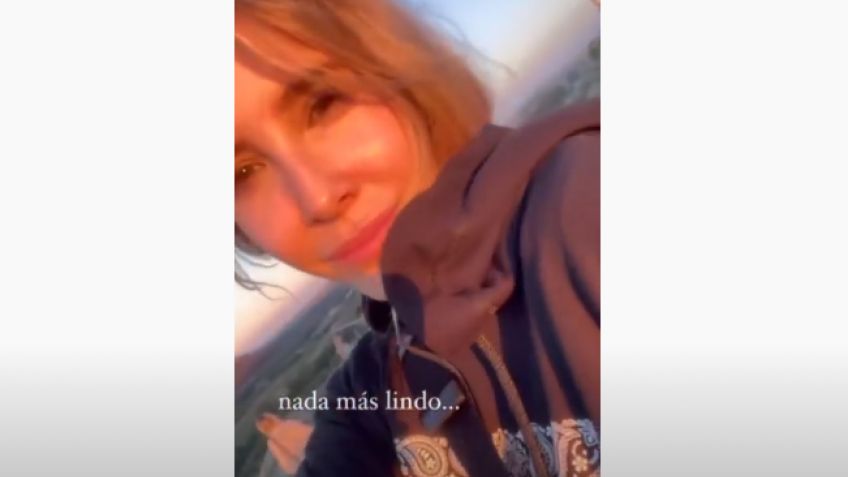 Guillermina Valdés sigue disfrutando sus días en Tandil