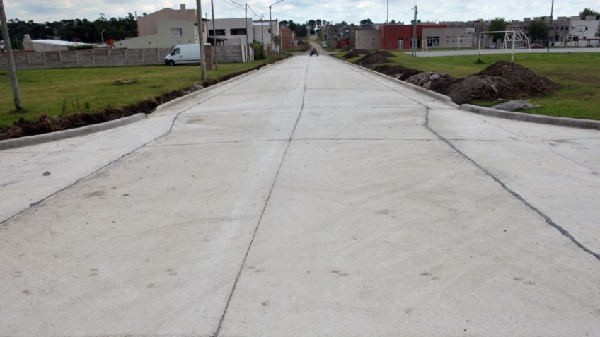 El Municipio avanza con la ejecución de obras de infraestructura vial.