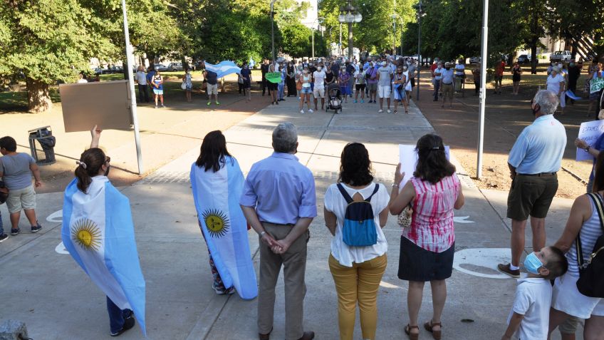 Se replicó en Tandil la marcha contra el gobierno nacional