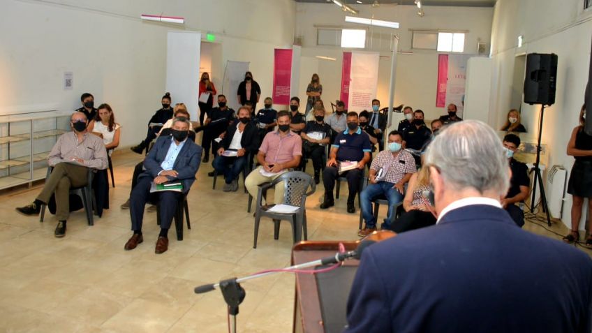 Lunghi ratificó su compromiso de trabajar para erradicar la violencia de género