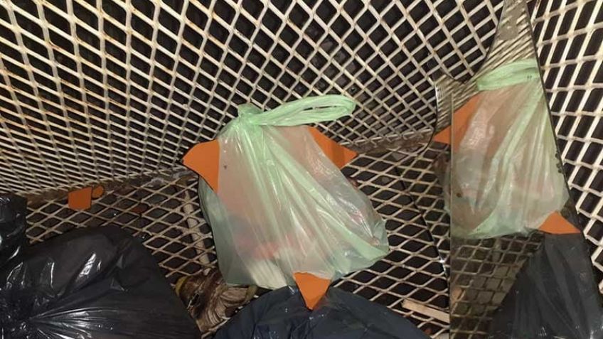 Infraccionarán a vecino que sacó vidrios en una bolsa
