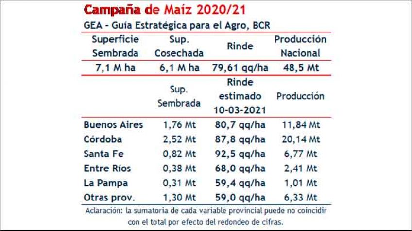 Soja: caída que se siente al pasar de 49 a 45 millones de toneladas