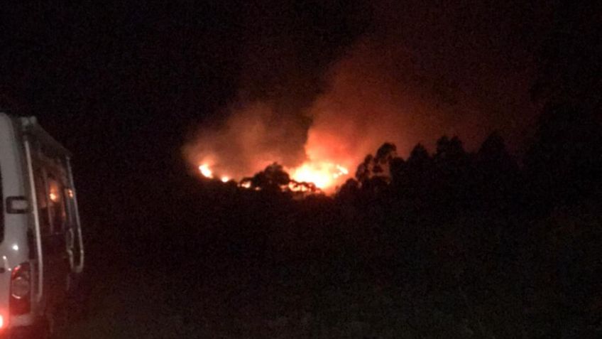 El fuego no da tregua y avanza sobre nuestras sierras