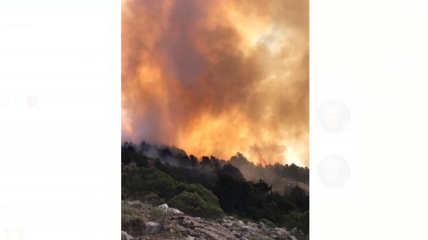 El fuego no da tregua y avanza sobre nuestras sierras