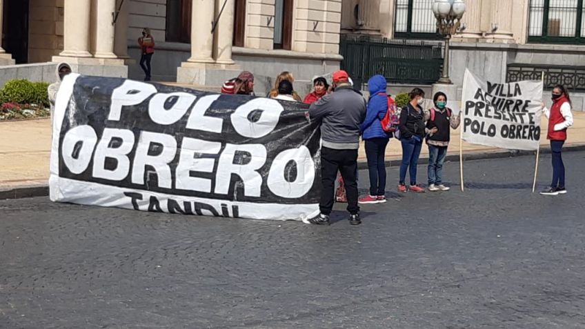 Con críticas al gobierno nacional, marchó el Polo Obrero