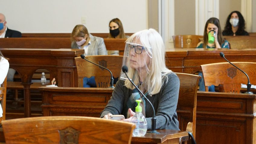 Nilda Fernández y su "felicidad" por haber podido votar en la interna radical