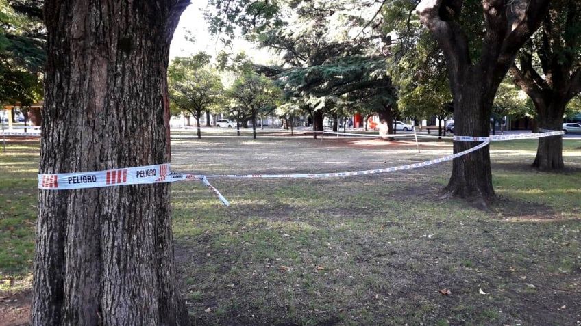 Quejas porque grupos que hacen actividad física "destruyen" la Plaza Moreno