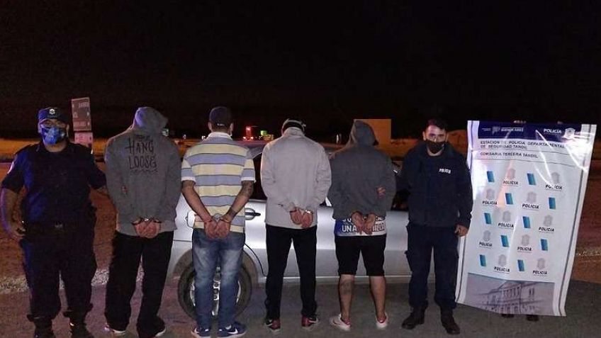 Detienen en Azul a cuatro delincuentes que habían cometido un asalto en Tandil