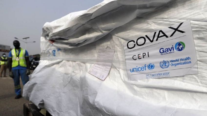 Llegaron al país 864 mil dosis de vacunas contra el coronavirus del Fondo Covax