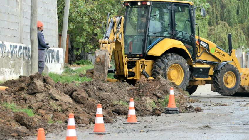 Se avanza con las obras de gas, pavimento e infraestructura de salud