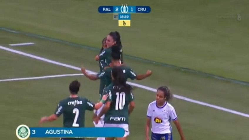 Barroso convirtió en la victoria de Palmeiras contra Cruzeiro