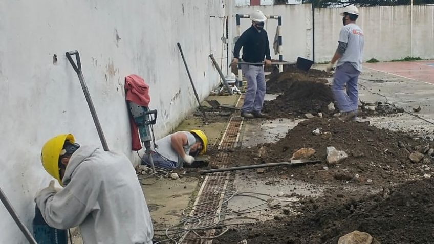 Ferro empieza a concretar el sueño del techado del Playón Polideportivo