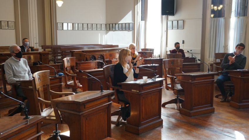 La presencialidad en la educación se metió en la sesión del Concejo