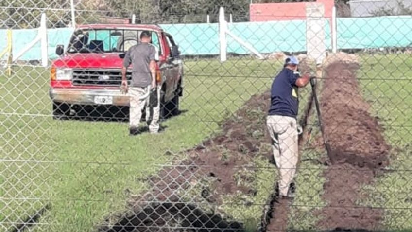 Santamarina realizó obras eléctricas y de fibra óptica en el predio "Centenario"