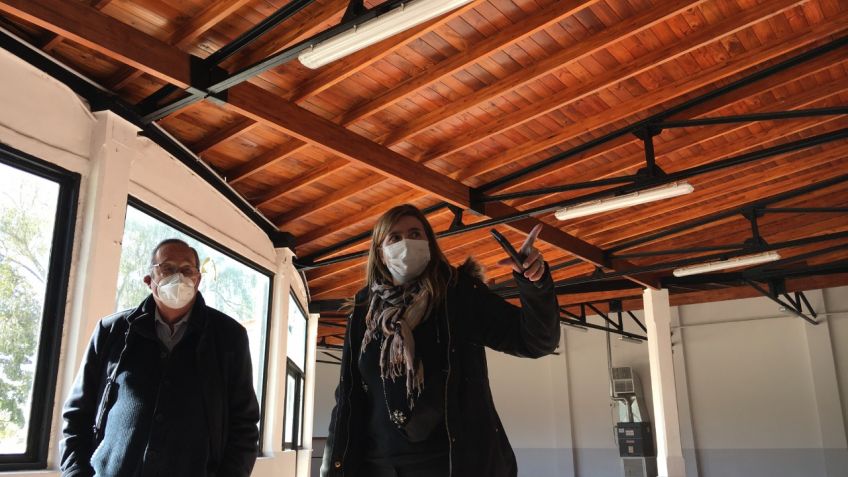 Miguel Lunghi supervisó el avance de obras en María Ignacia y en Gardey