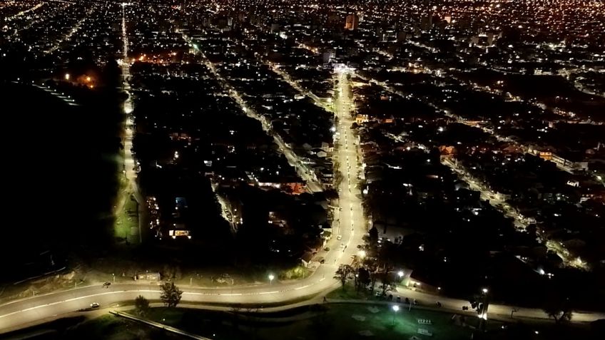 El alumbrado público ya cuenta con 5000 lámparas led