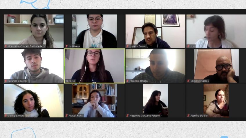 Estudiantes se reunieron con concejales reclamando el pago de las becas Tandil Estudia