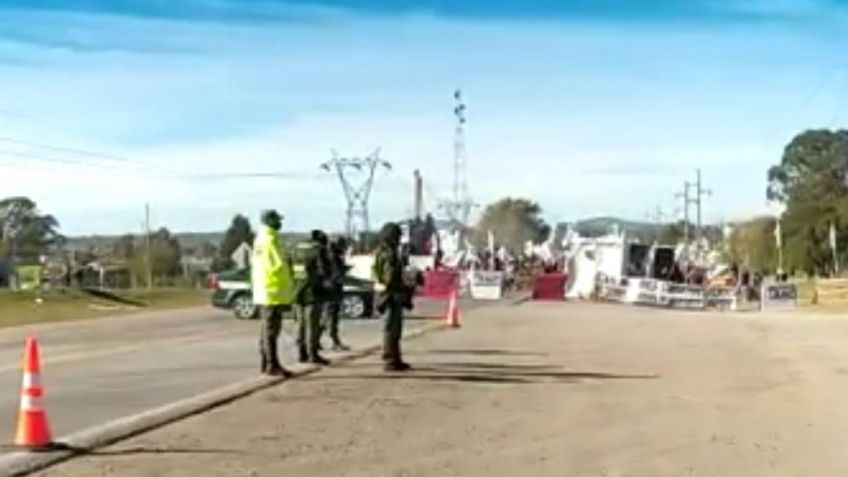 La Agrupación 1 de Octubre sigue cortando la Ruta 226
