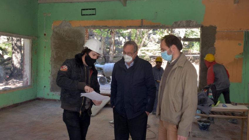 Lunghi supervisó el avance de la nueva Ludoteca y otras obras