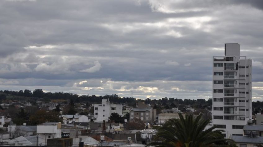Lunes: mínima de 1ºC y cielo "mayormente nublado"