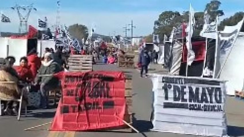 Ante la "invitación" a una reunión se levantó el paro de la Ruta Nacional 226