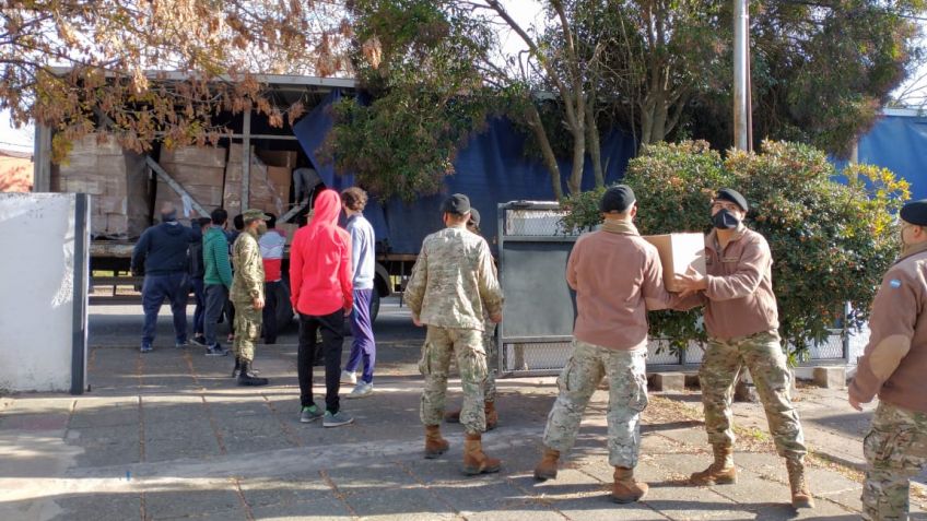 Entregaron 13 mil módulos alimentarios