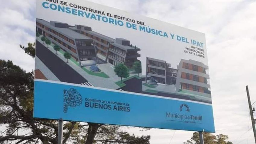 Avanza la construcción del nuevo edificio del IPAT y el Conservatorio