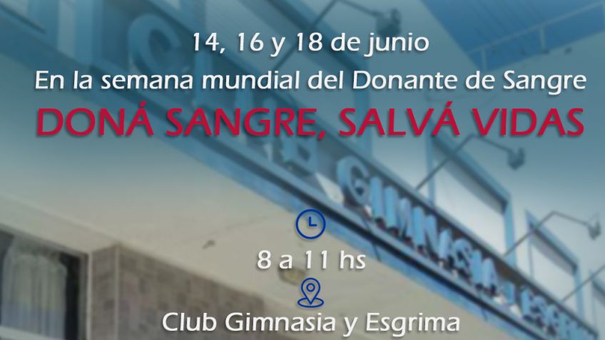 Se realizarán tres jornadas de donación de sangre 