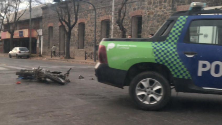 Motociclista herido tras choque en Marconi y 4 de abril