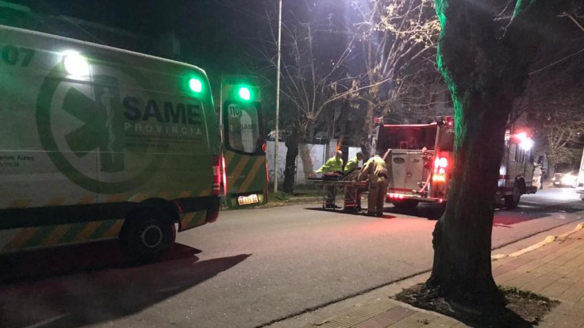 Un hombre mayor fue hospitalizado tras principio de incendio en su vivienda