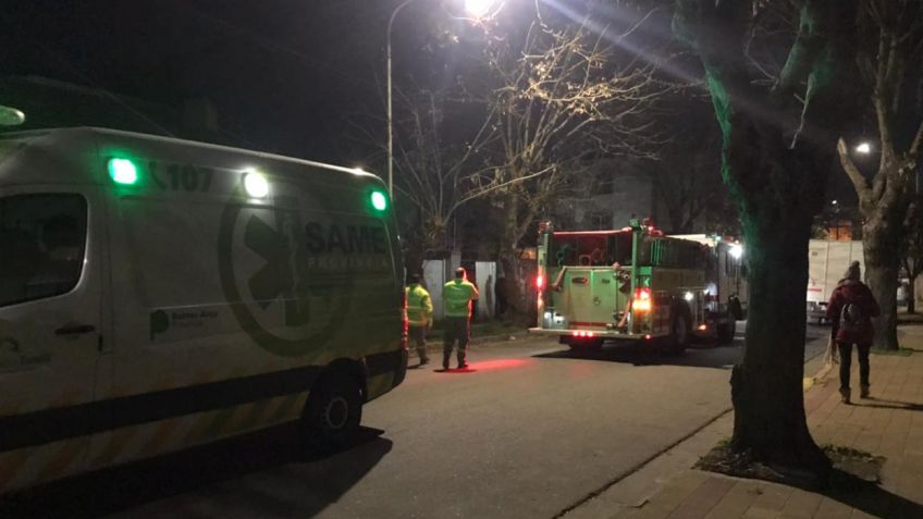 Un hombre mayor fue hospitalizado tras principio de incendio en su vivienda