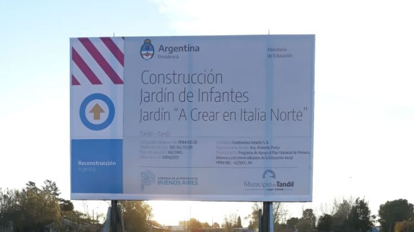 Comenzaron los trabajos para la construcción del Jardín de Villa Italia Norte