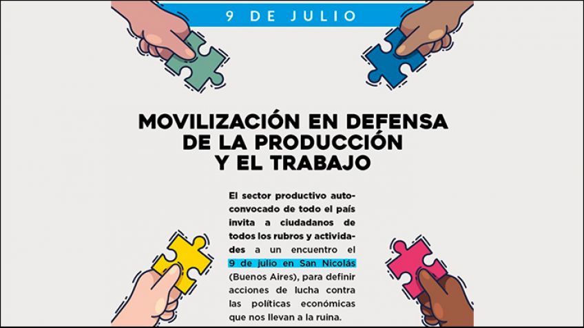 Autoconvocados de todo el país organizan una gran movilización en defensa de la producción y el trabajo