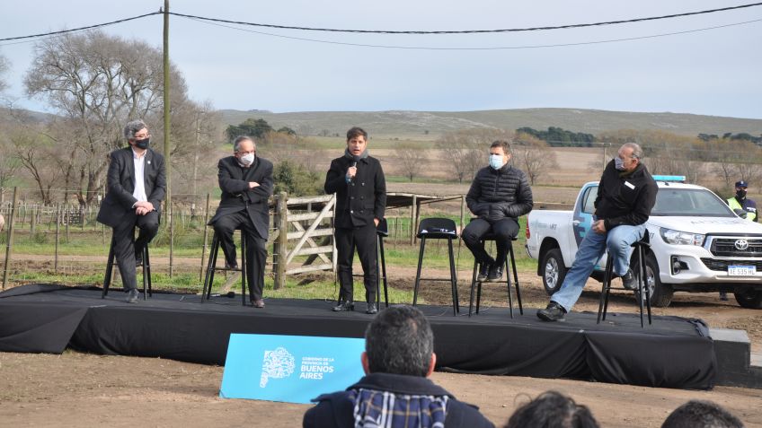 Kicillof presentó el Plan Bonaerense de Desarrollo Rural en Tandil