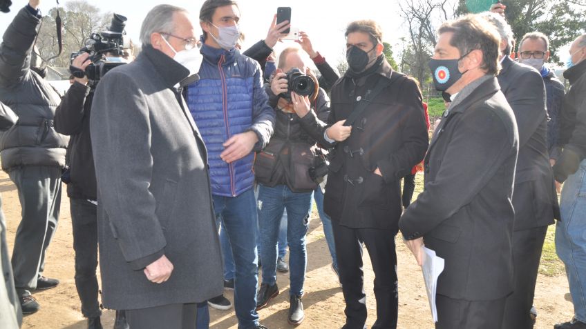 La visita de Kicillof en fotos