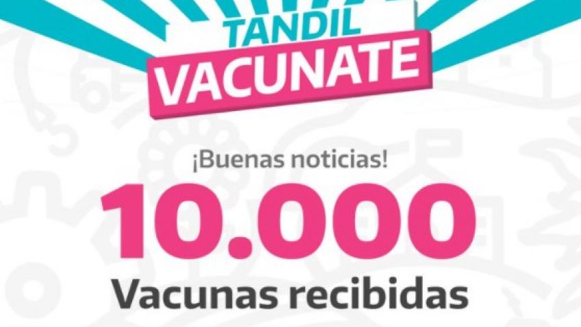 Tandil recibe 10 mil vacunas y comienza a inocular a mayores de 30