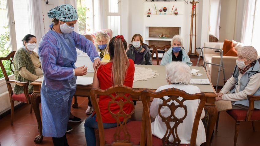 Finalizó la vacunación contra el covid-19 en los geriátricos de Tandil